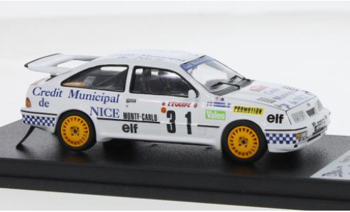 Diecast model cars Ford Sierra Cosworth RS Rally WM Rally Monte Carlo 1982 #31 C.Gardavot/C.Ferrato 1/43 Trofeu