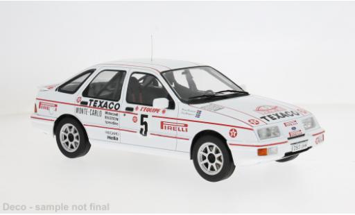 Diecast model cars Ford Sierra XR 4x4 Rally WM Rally Monte Carlo 1987 Texaco #5 S.Blomqvist/B.Berglund 1/18 MCG