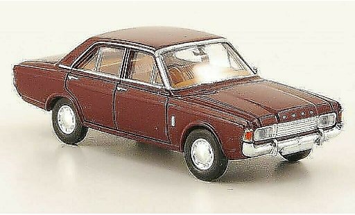 Ford Taunus 17M P7 1/87 Brekina (P7b) red 1969 diecast model cars