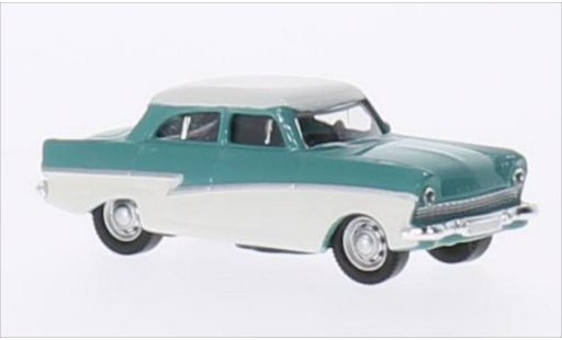 Ford Taunus 17M 1/87 Schuco turquoise/white diecast model cars