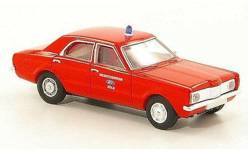 Ford Taunus Berline 1/87 Brekina L Werkfire brigade - Koln diecast model cars