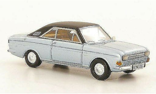 Ford Taunus 15M 1/87 Neo P6 Coupe greyblue/black 1968 diecast model cars