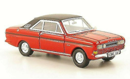 Ford Taunus 15M 1/87 Neo P6 Coupe red/black 1968 diecast model cars