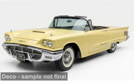 Diecast model cars Ford Thunderbird Squarebird yellow 1960 1/18 Sun Star