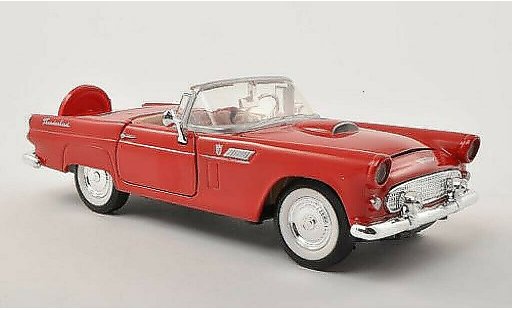 Ford Thunderbird Two-Seater 1/24 Motormax red 1956 diecast model cars