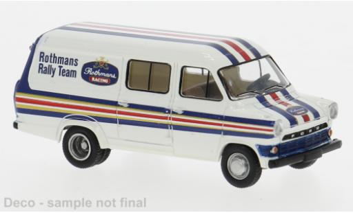 Diecast model cars Ford Transit Kastenwagen 1970 Rothmans 1/87 Brekina