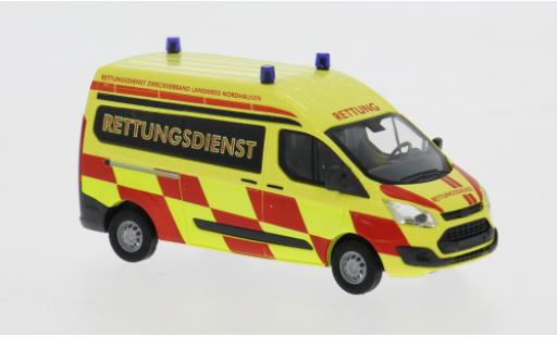Diecast model cars Ford Transit Custom 2012 Fernverlegungsdienst Th&Atilde;&frac14;ringen 1/87 Busch