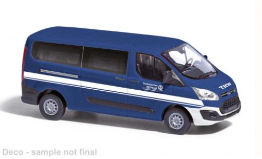 Diecast model cars Ford Transit Custom Bus 2012 THW F&Atilde;&frac14;rstenfeldbruck 1/87 Busch