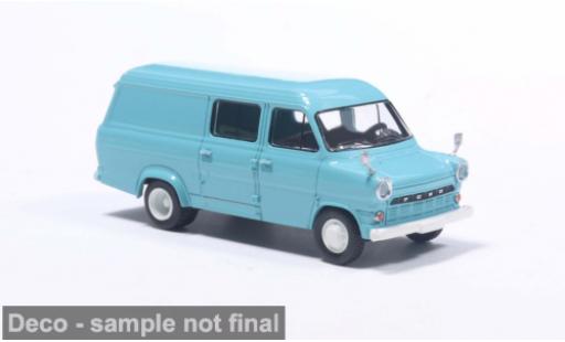 Diecast model cars Ford Transit Kastenwagen turquoise 1970 1/87 Brekina