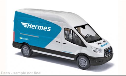 Diecast model cars Ford Transit Bus van 2014 Hermes 1/87 Busch