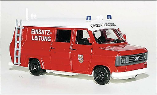 Ford Transit Bus 1/87 Busch Estate Fire brigade Hamm 1965 diecast model cars