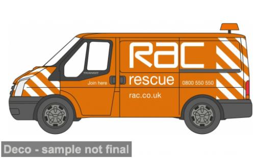 Diecast model cars Ford Transit Kastenwagen MK V RAC 1/43 Oxford