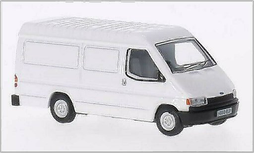 Ford Transit Kastenwagen 1/76 Oxford MkIII white RHD diecast model cars