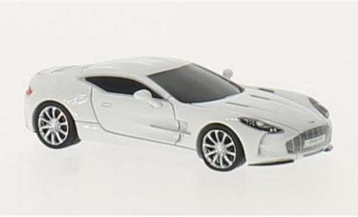 Diecast model cars Aston Martin One-77 coupe -77 white 1/87 FrontiArt