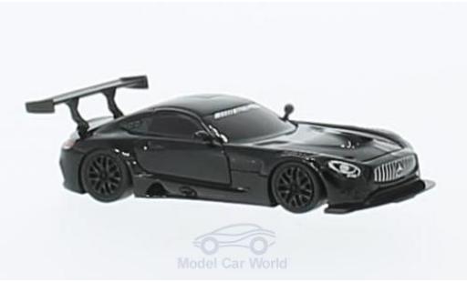 Diecast model cars Mercedes AMG GT GT3 3 black 1/87 FrontiArt