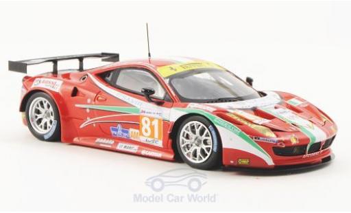 Diecast model cars Ferrari 458 Italia GT2 No.81 AF Corse 24h Le Mans 2012 1/43 Fujimi