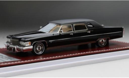 Diecast model cars Cadillac Fleetwood Series 75 black/matt-black 1976 1/43 GIM   Great Iconic Models