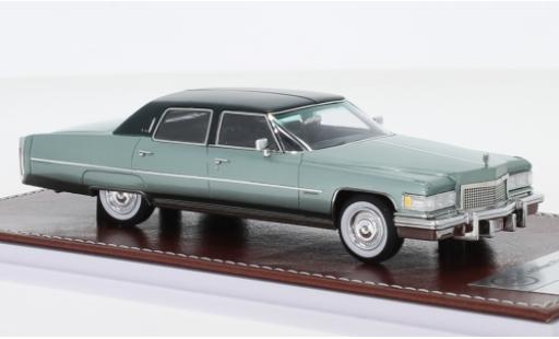 Diecast model cars Cadillac Fleetwood Brougham metallic green/matt-green 1976 1/43 GIM   Great Iconic Models