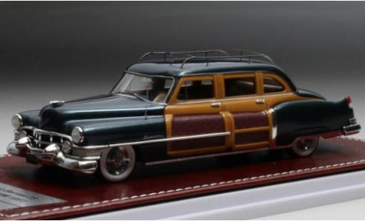 Diecast model cars Cadillac Series 75 Limousine Schwartz metallic green/Holzoptik 1951 MGM 1/43 GIM   Great Iconic Models
