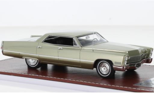 Diecast model cars Cadillac Deville Sedan Hardtop metallise beige 1968 1/43 GIM   Great Iconic Models