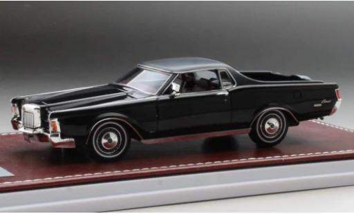 Diecast model cars Lincoln Continental Farm and Ranch Special Mark III black 1971 1/43 GIM   Great Iconic Models