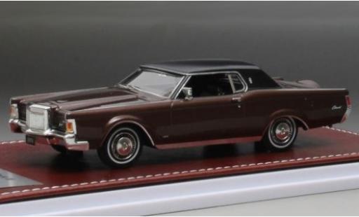 Diecast model cars Lincoln Mark Base III metallic brown/matt-black 1971 1/43 GIM   Great Iconic Models