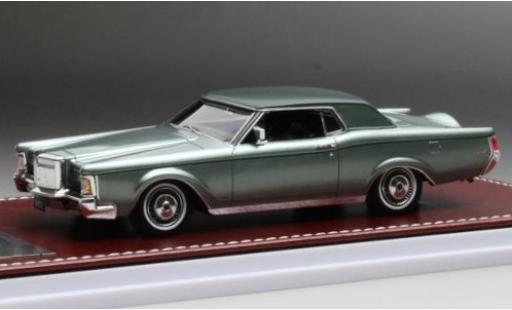 Diecast model cars Lincoln Mark Base III metallic green/matt-green 1971 1/43 GIM   Great Iconic Models