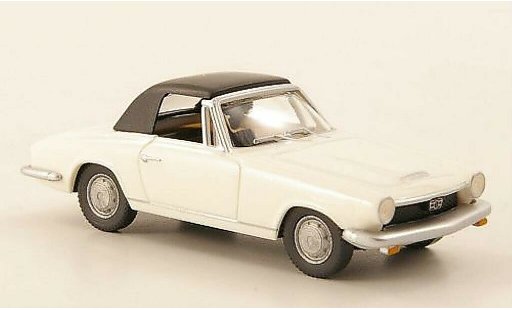 Glas 1700 GT Cabriolet 1/87 Wiking Convertible white diecast model cars