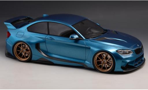 Diecast model cars Bmw M235 tuning 35i (F22) DarwinPRO MTC Black Sails Widebody metallic blue 2015 1/18 GLM