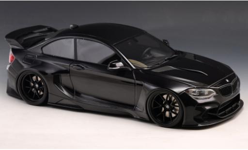 Diecast model cars Bmw M235 tuning i (F22) DarwinPRO MTC Black Sails Widebody black 2015 1/18 GLM
