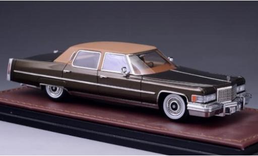 Diecast model cars Cadillac Fleetwood Brougham metallic brown/brown 1976 1/43 GLM