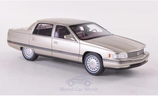 Diecast model cars Cadillac Sedan Sedan DeVille metallic beige 1994 1/43 GLM