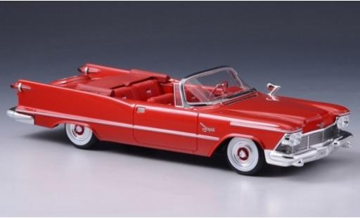 Diecast model cars Chrysler Imperial Convertible Crown red 1958 1/43 GLM