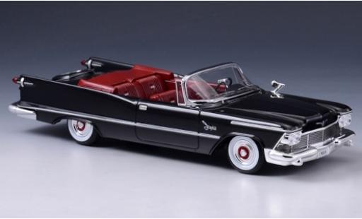 Diecast model cars Chrysler Imperial Convertible Crown black 1958 1/43 GLM