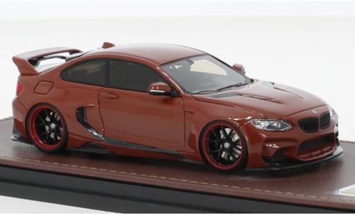 Diecast model cars Bmw M235 tuning i DarwinPro MTC Design Black Sails metallise orange 1/43 GLM