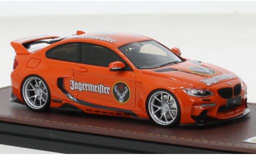 Diecast model cars Bmw M235 tuning i DarwinPro MTC Design Black Sails orange 1/43 GLM