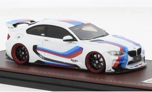 Diecast model cars Bmw M235 tuning i DarwinPro MTC Design Black Sails white/Dekor 1/43 GLM