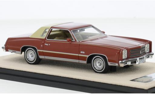 Diecast model cars Chevrolet Monte Carlo Coupe metallise orange/matt-beige 1976 1/43 GLM