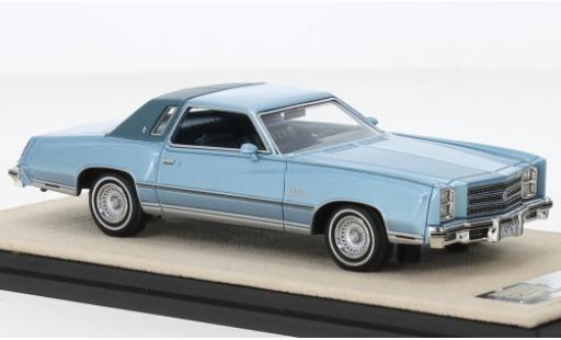 Diecast model cars Chevrolet Monte Carlo Coupe metallise blue/matt-blue 1976 1/43 GLM