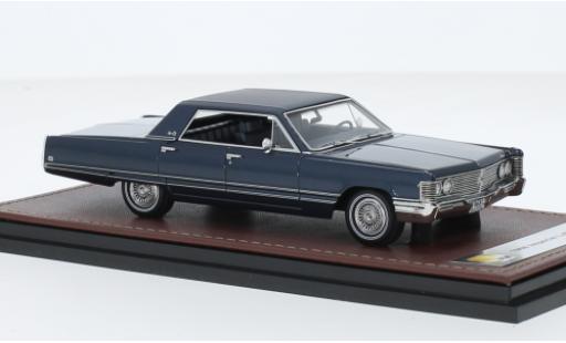 Diecast model cars Chrysler Imperial Sedan LeBaron metallise blue 1968 1/43 GLM