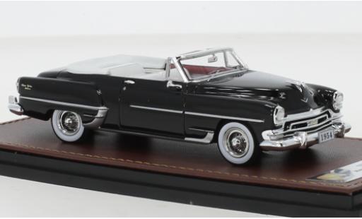 Diecast model cars Chrysler New Yorker Convertible Deluxe black 1954 1/43 GLM