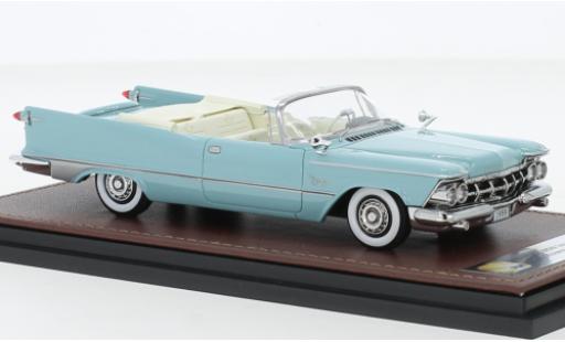 Diecast model cars Imperial Crown Convertible blue 1959 1/43 GLM