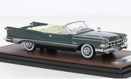 Diecast model cars Imperial Crown Convertible metallise green 1959 1/43 GLM