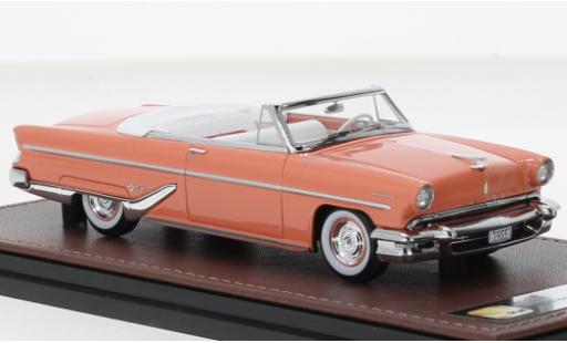 Diecast model cars Lincoln Capri Convertible pink 1955 1/43 GLM