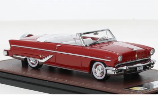 Diecast model cars Lincoln Capri Convertible red 1955 1/43 GLM