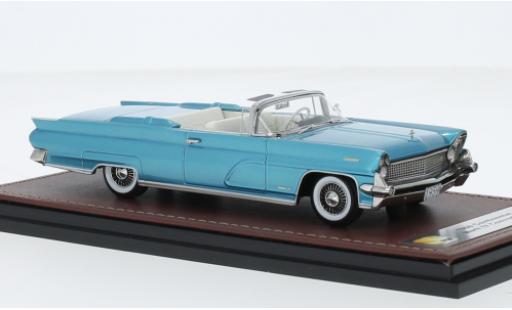 Diecast model cars Lincoln Continental 1959 Mark IV Convertible metallise turquoise 1/43 GLM