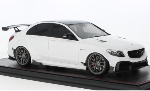 Diecast model cars Mercedes C AMG C 63S DarwinPRO Widebody white 1/18 GLM