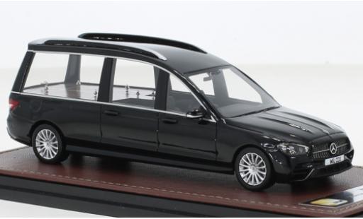 Diecast model cars Mercedes E Base E- Class Wilcox Hearse black 2022 1/43 GLM