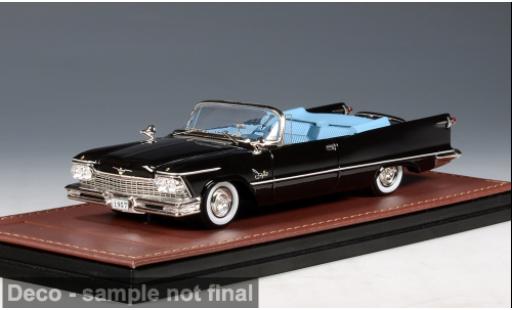 Diecast model cars Imperial Crown Convertible black 1957 1/43 GLM