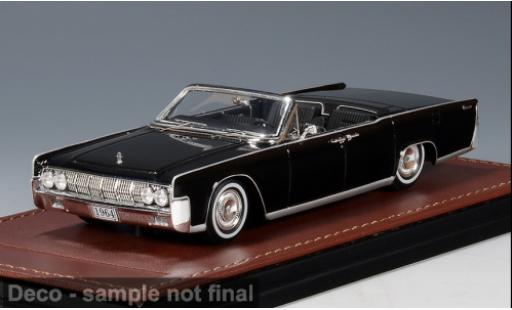 Diecast model cars Lincoln Continental 1964 Convertible black 1/43 GLM